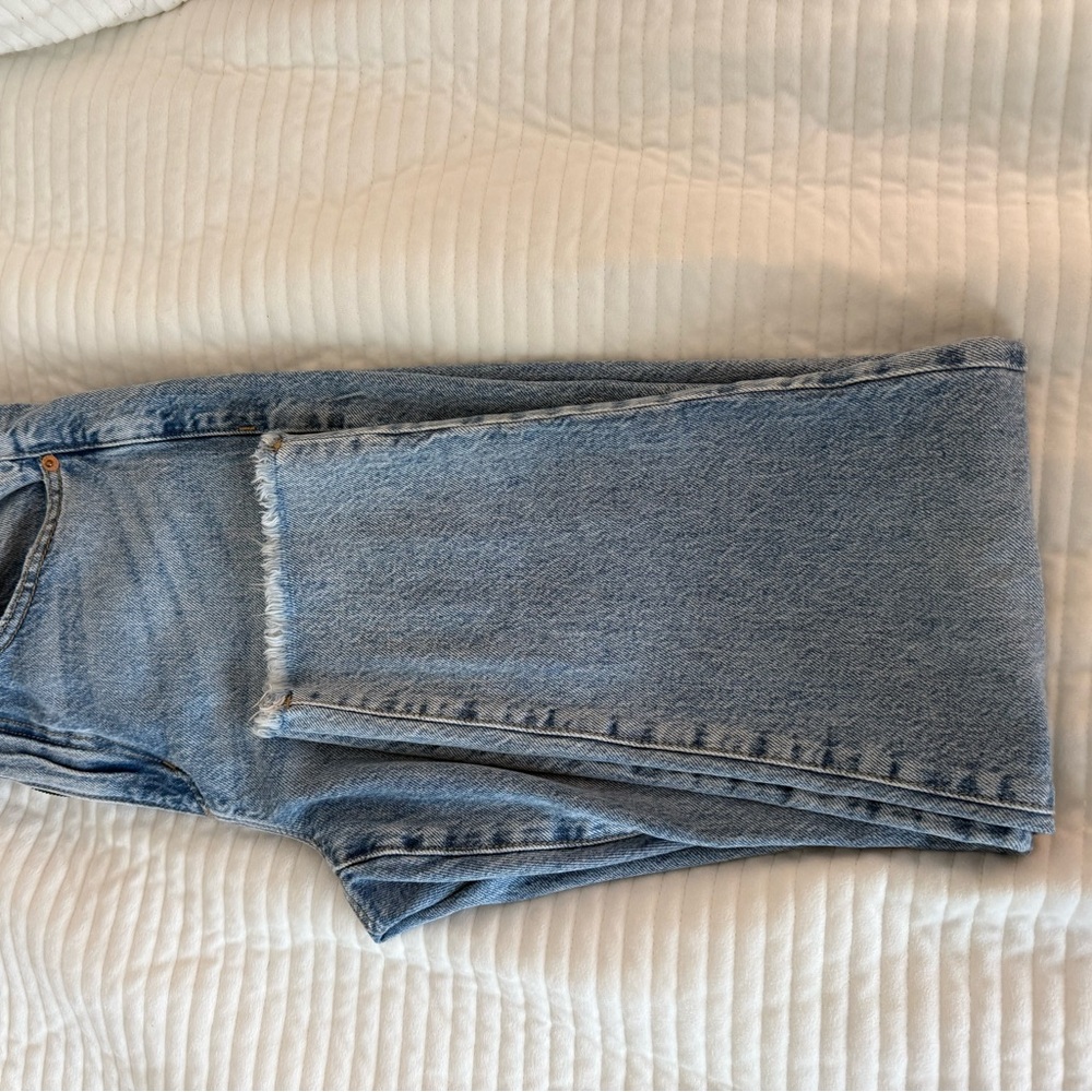 Garage Denim women's size 05/27 mom straight leg raw hem high rise jeans - Picture 5 of 5
